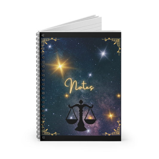 Stargaze Your Way to Inspiration with Bottega KCarroll Collection's Astrological Zodiac Notebooks & Journals Libra Sign - Sep 23- Oct 22