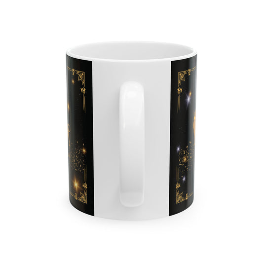 Zodiac Astrology Sign Mugs, Leo Zodiac Coffee Mug, Celestial Horoscope Mug, 11oz Ceramic Beverage Mugs, Leo Coffee & Tea Mug, Horoscope Gift