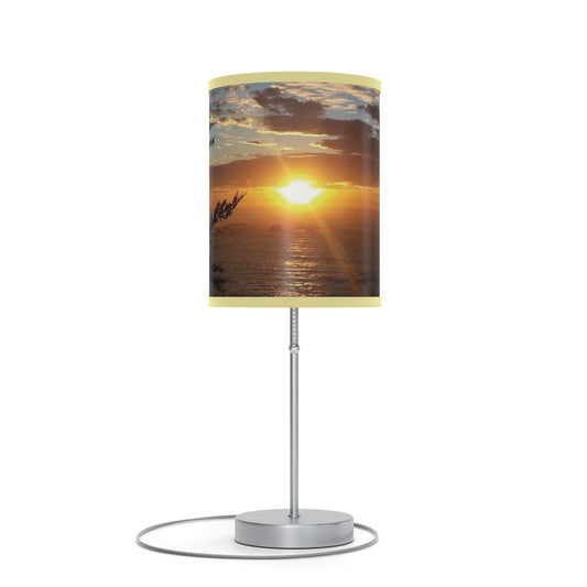 Pacific Ocean Sunset Lamp Light- West Coast California Lamp, Home Decor Livingroom Bedroom Lighting Vacation Home Light- Photo Print Art