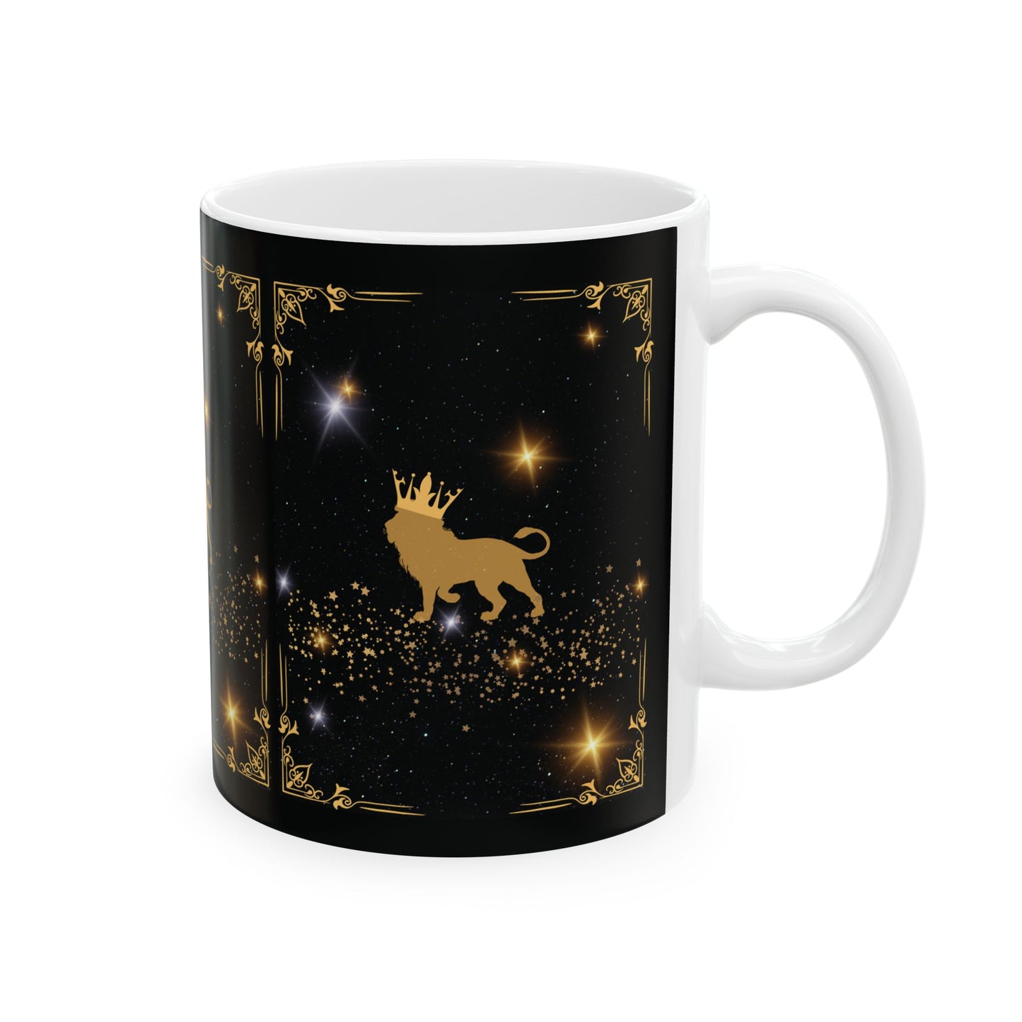 Zodiac Astrology Sign Mugs, Leo Zodiac Coffee Mug, Celestial Horoscope Mug, 11oz Ceramic Beverage Mugs, Leo Coffee & Tea Mug, Horoscope Gift