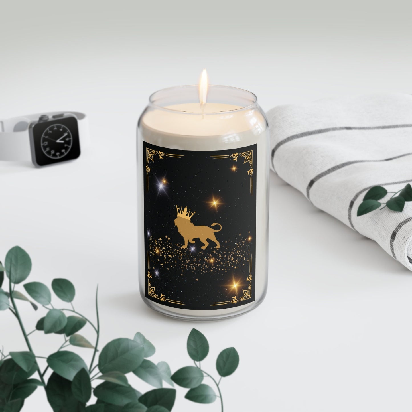 Zodiac Candles - Leo Star Sign - Unique Scents & Designs - Soy Wax - Get in Tune with Your Inner Astrology - Relaxing Aromatherapy