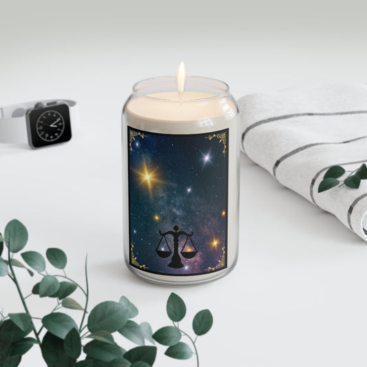 Zodiac Candles - Libra Star Sign - Unique Scents & Designs - Soy Wax - Get in Tune with Your Inner Astrology - Relaxing Aromatherapy