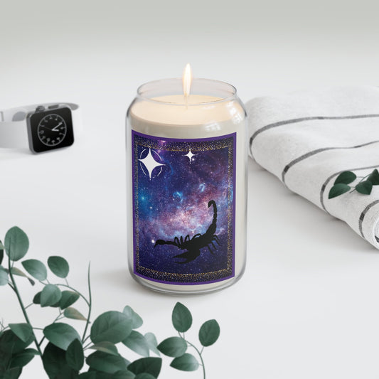 Zodiac Candles - Scorpio Star Sign - Unique Scents & Designs - Soy Wax - Get in Tune with Your Inner Astrology - Relaxing Aromatherapy