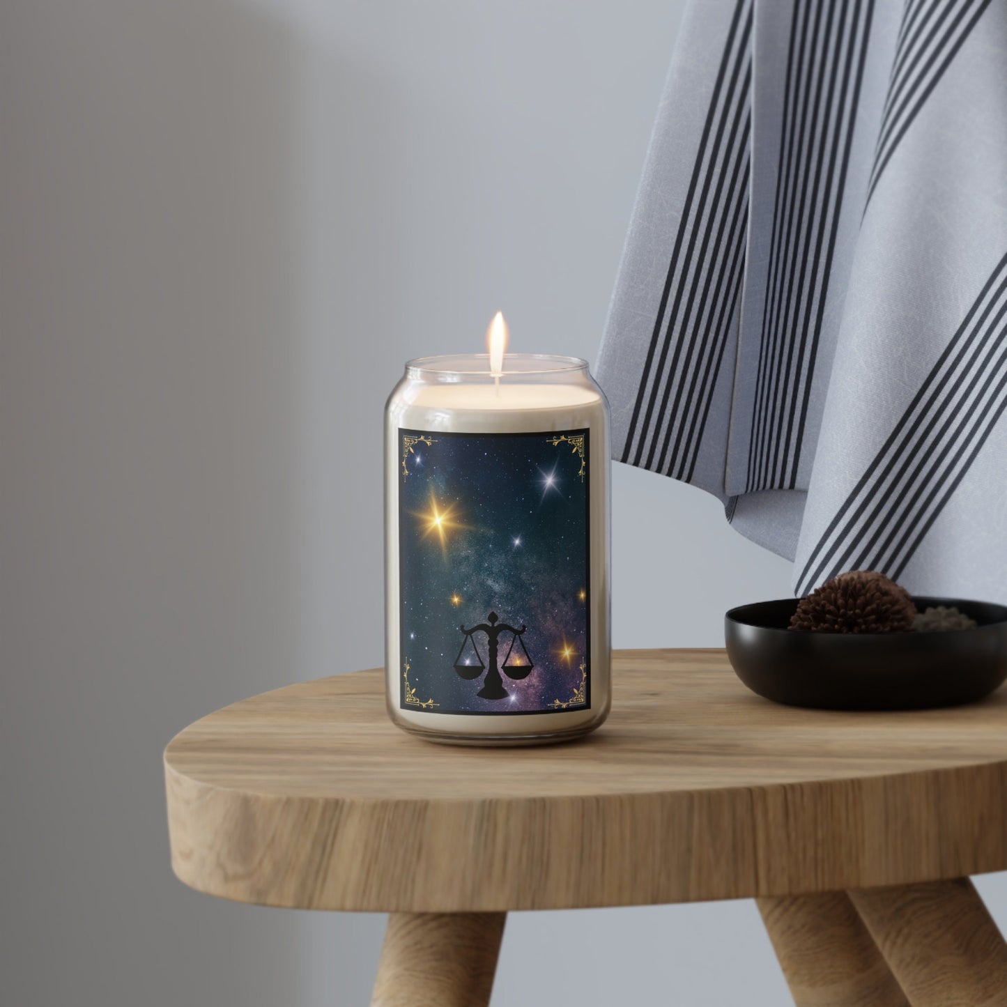 Zodiac Candles - Libra Star Sign - Unique Scents & Designs - Soy Wax - Get in Tune with Your Inner Astrology - Relaxing Aromatherapy