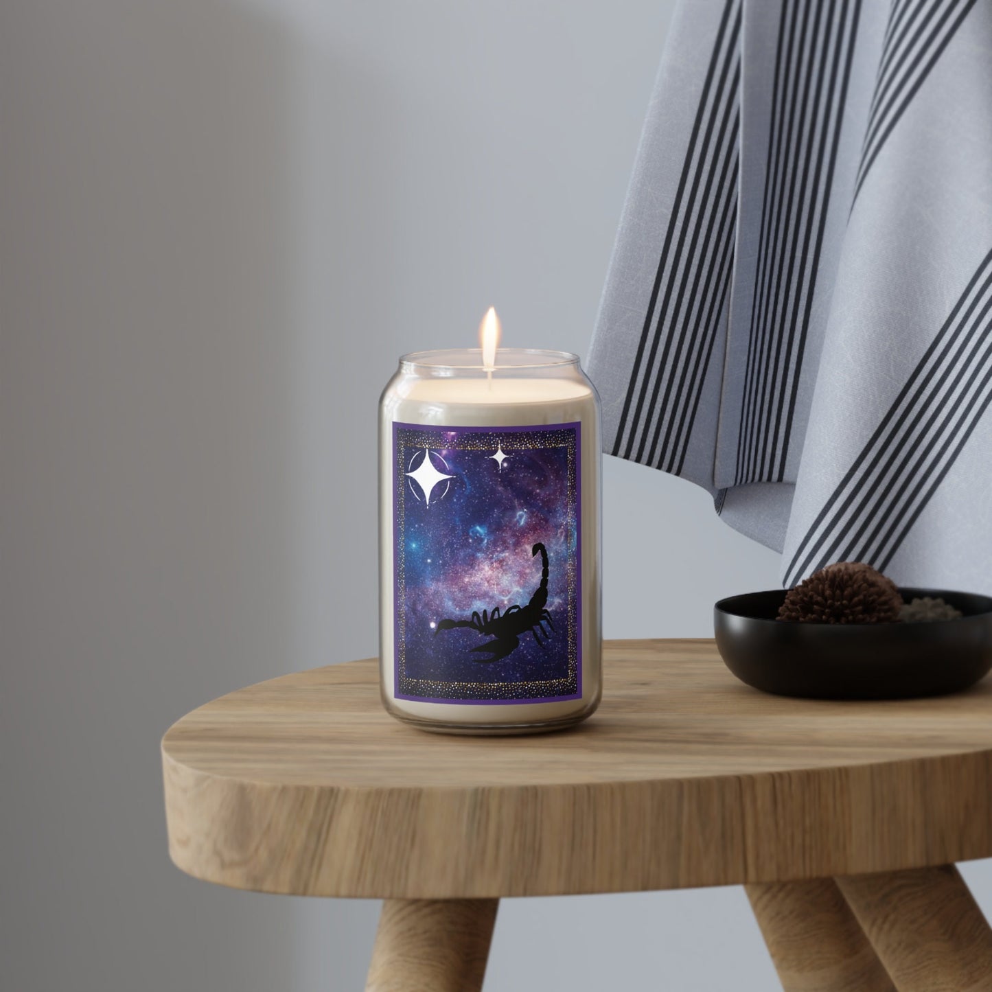 Zodiac Candles - Scorpio Star Sign - Unique Scents & Designs - Soy Wax - Get in Tune with Your Inner Astrology - Relaxing Aromatherapy