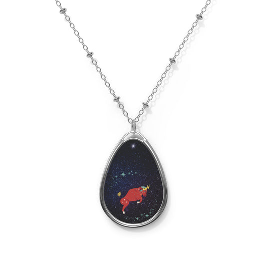 Wear the Cosmos in our Zodiac Necklaces- Celestial Jewelry - Taurus the Bull - Apr 20- May 20 - Birthday Tribute - Star Sign Necklace