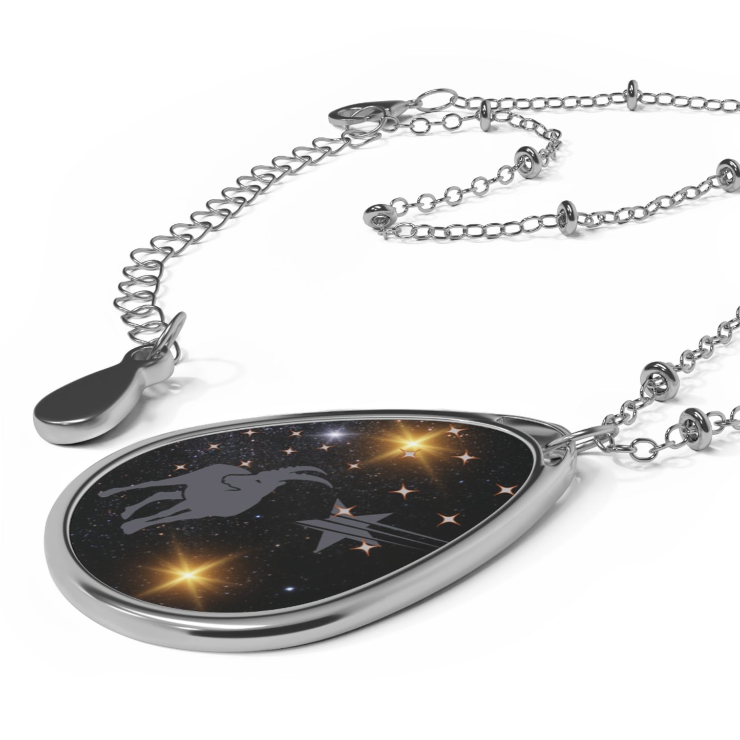 Wear the Cosmos in our Zodiac Necklaces- Celestial Jewelry - Capricorn the Goat - Dec 22- Jan 19 - Birthday Tribute - Star Sign Necklace