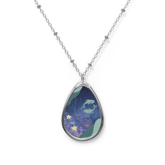 Wear the Cosmos in our Zodiac Necklaces- Celestial Jewelry - Pisces the Two Fish - Feb 19- Mar 20 - Birthday Tribute - Star Sign Necklace