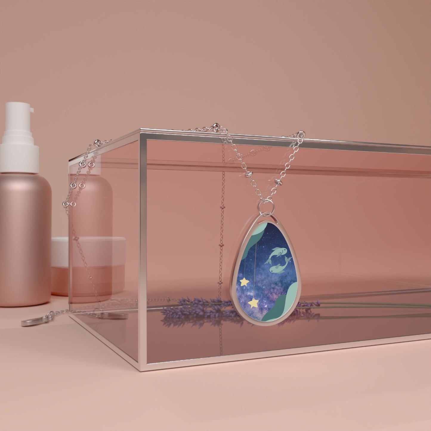 Wear the Cosmos in our Zodiac Necklaces- Celestial Jewelry - Pisces the Two Fish - Feb 19- Mar 20 - Birthday Tribute - Star Sign Necklace