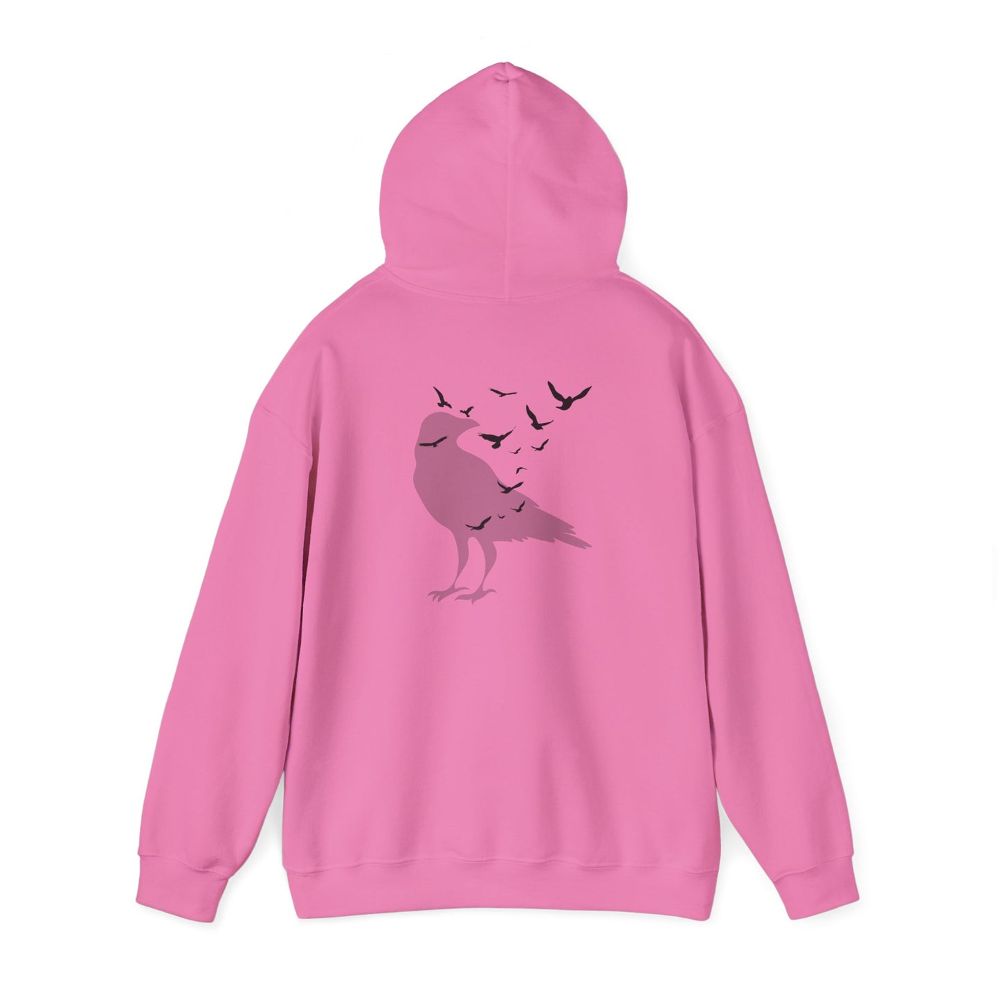 Crow Murder Unisex Hoodie, Crow Lovers Sweatshirt, Fall Season Spirit Top, Gothic Bird Sweatshirt, Halloween Hoodie