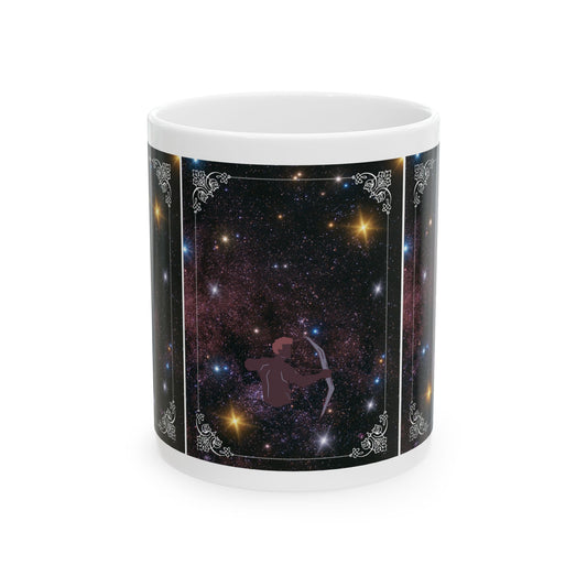 Sagittarius Archer Mug, Zodiac Astrology Coffee Mugs, Sagittarius Nov 22- Dec 21 Tea Mug, 11oz Ceramic Coffee Mug, Centaur Mug, Zodiac Gift