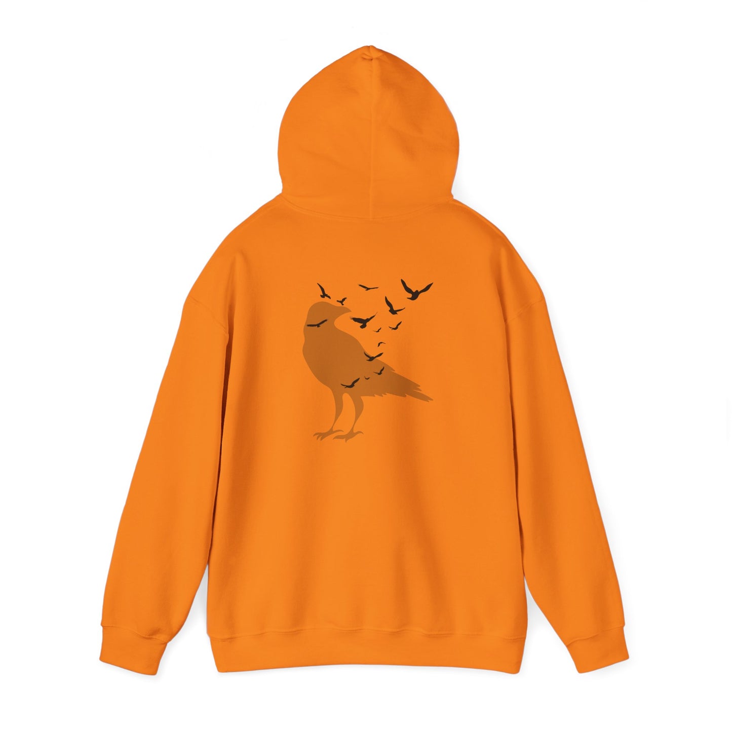 Crow Murder Unisex Hoodie, Crow Lovers Sweatshirt, Fall Season Spirit Top, Gothic Bird Sweatshirt, Halloween Hoodie