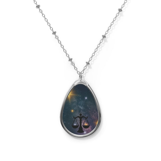 Wear the Cosmos in our Zodiac Necklaces- Celestial Jewelry - Libra the Scales - Sep 23- Oct 22 - Birthday Tribute - Star Sign Necklace