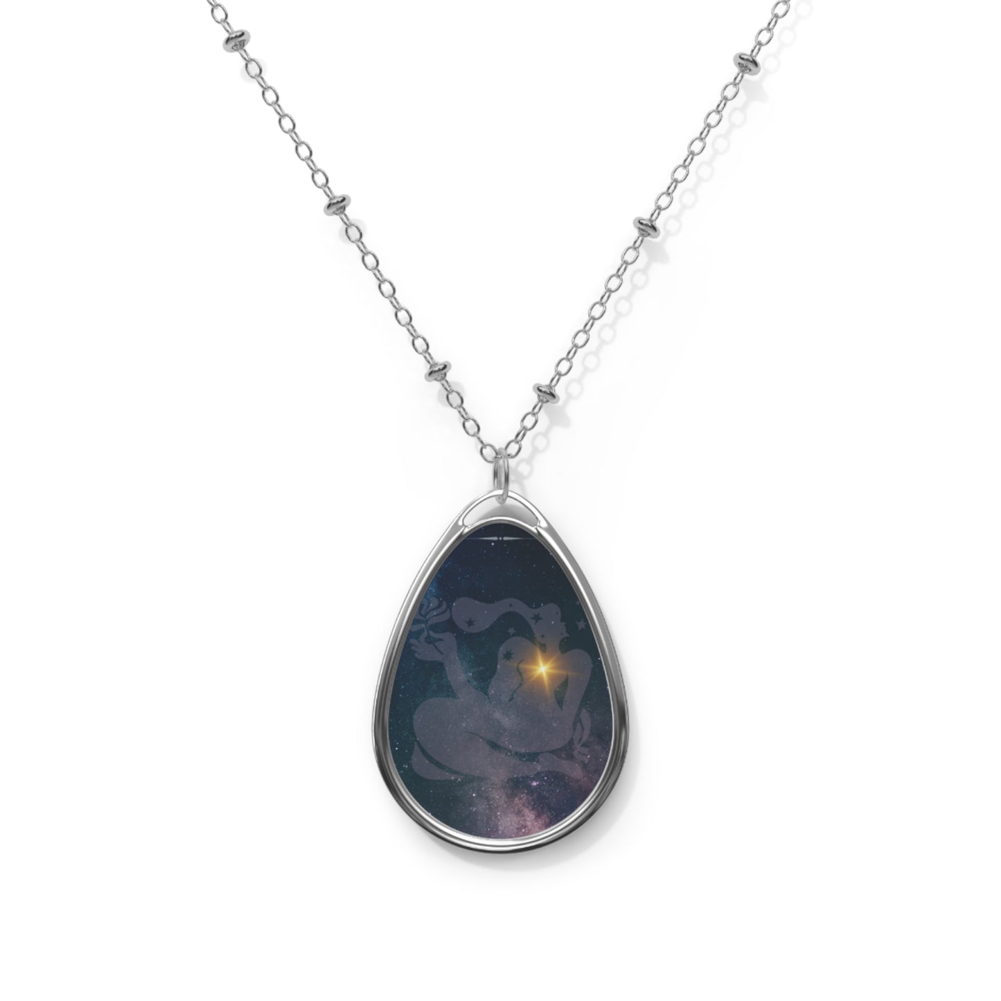 Wear the Cosmos in our Zodiac Necklaces- Celestial Jewelry - Virgo the Woman - Aug 23- Sep 22 - Birthday Tribute - Star Sign Necklace