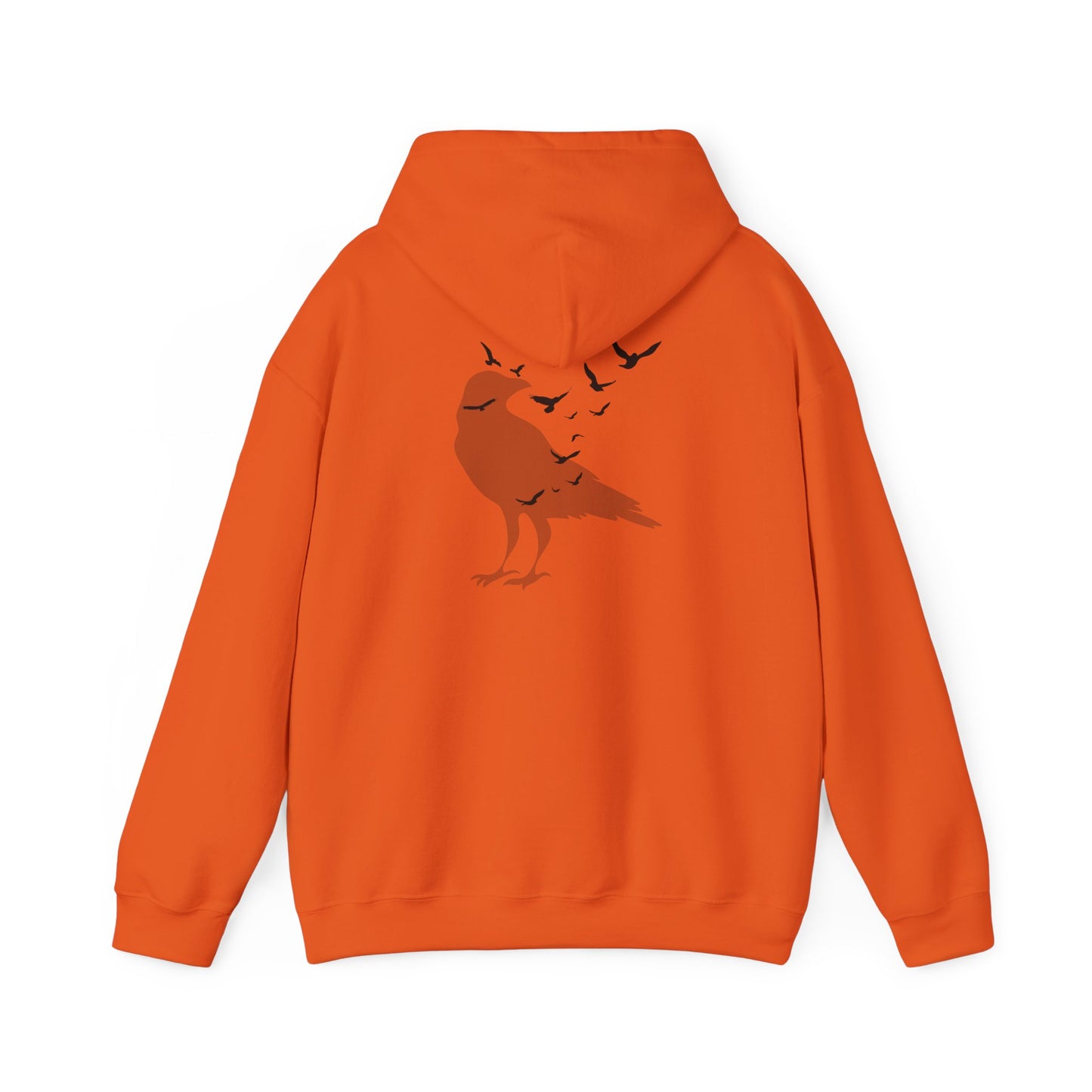 Crow Murder Unisex Hoodie, Crow Lovers Sweatshirt, Fall Season Spirit Top, Gothic Bird Sweatshirt, Halloween Hoodie