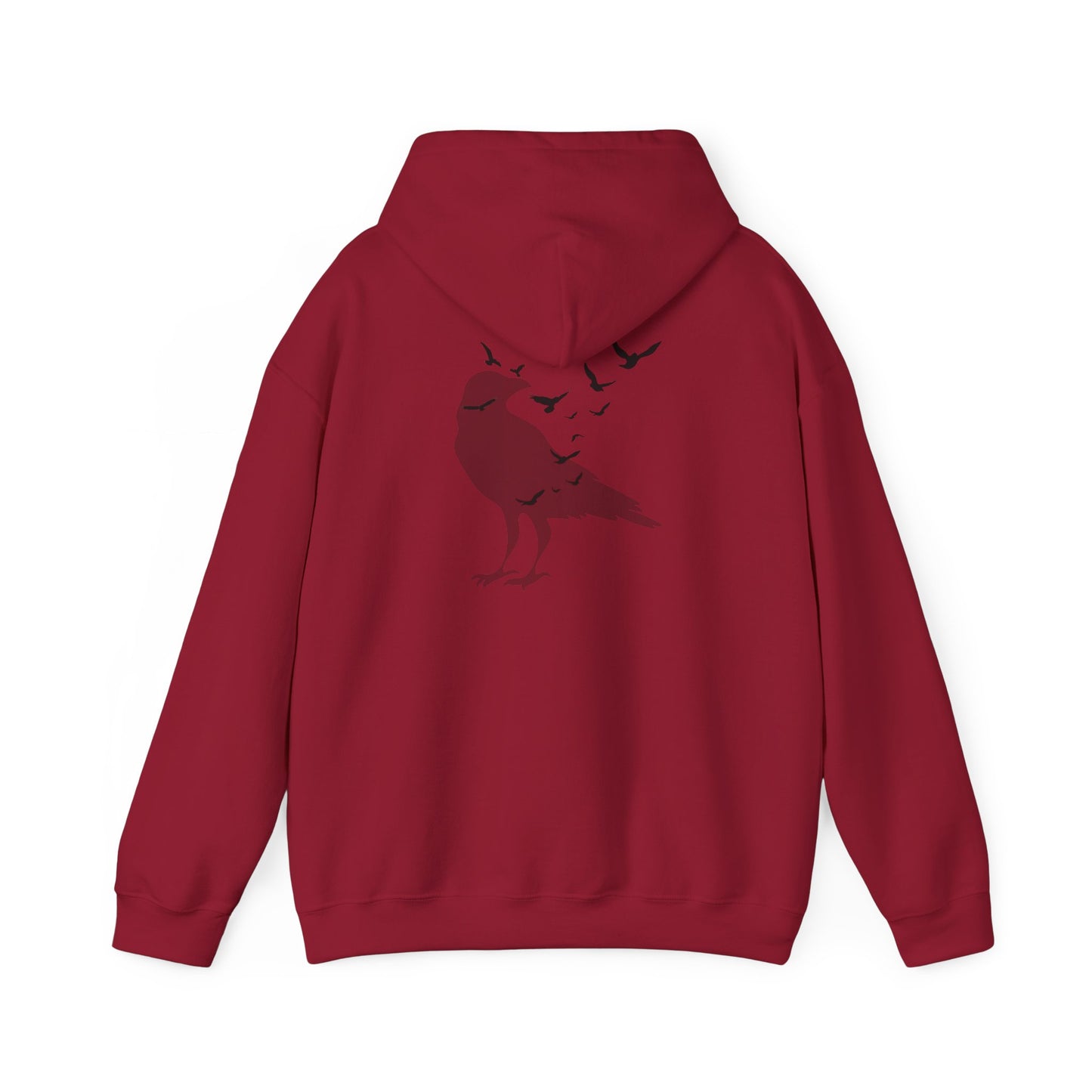 Crow Murder Unisex Hoodie, Crow Lovers Sweatshirt, Fall Season Spirit Top, Gothic Bird Sweatshirt, Halloween Hoodie
