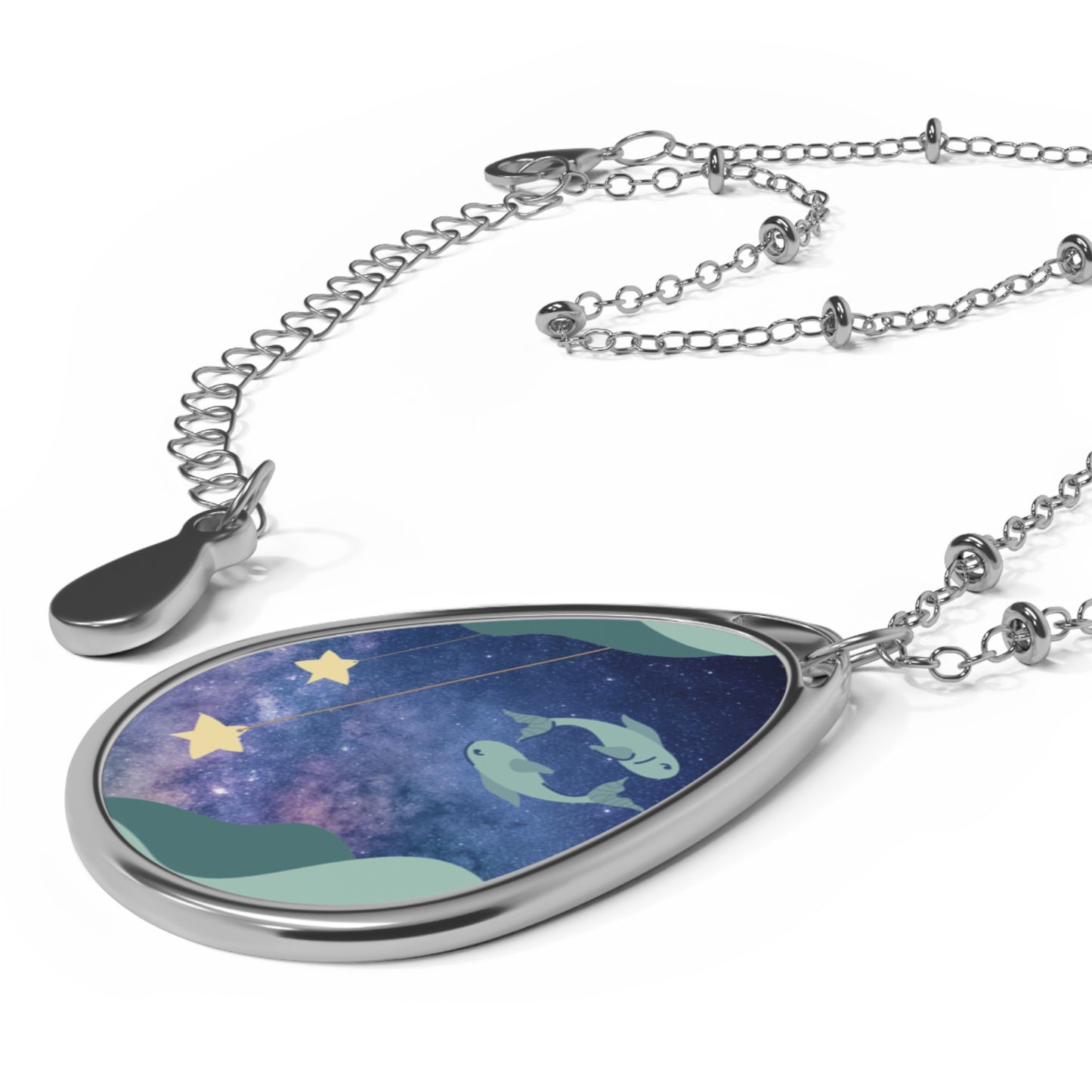 Wear the Cosmos in our Zodiac Necklaces- Celestial Jewelry - Pisces the Two Fish - Feb 19- Mar 20 - Birthday Tribute - Star Sign Necklace