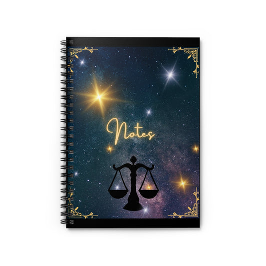 Stargaze Your Way to Inspiration with Bottega KCarroll Collection's Astrological Zodiac Notebooks & Journals Libra Sign - Sep 23- Oct 22