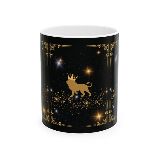 Zodiac Astrology Sign Mugs, Leo Zodiac Coffee Mug, Celestial Horoscope Mug, 11oz Ceramic Beverage Mugs, Leo Coffee & Tea Mug, Horoscope Gift