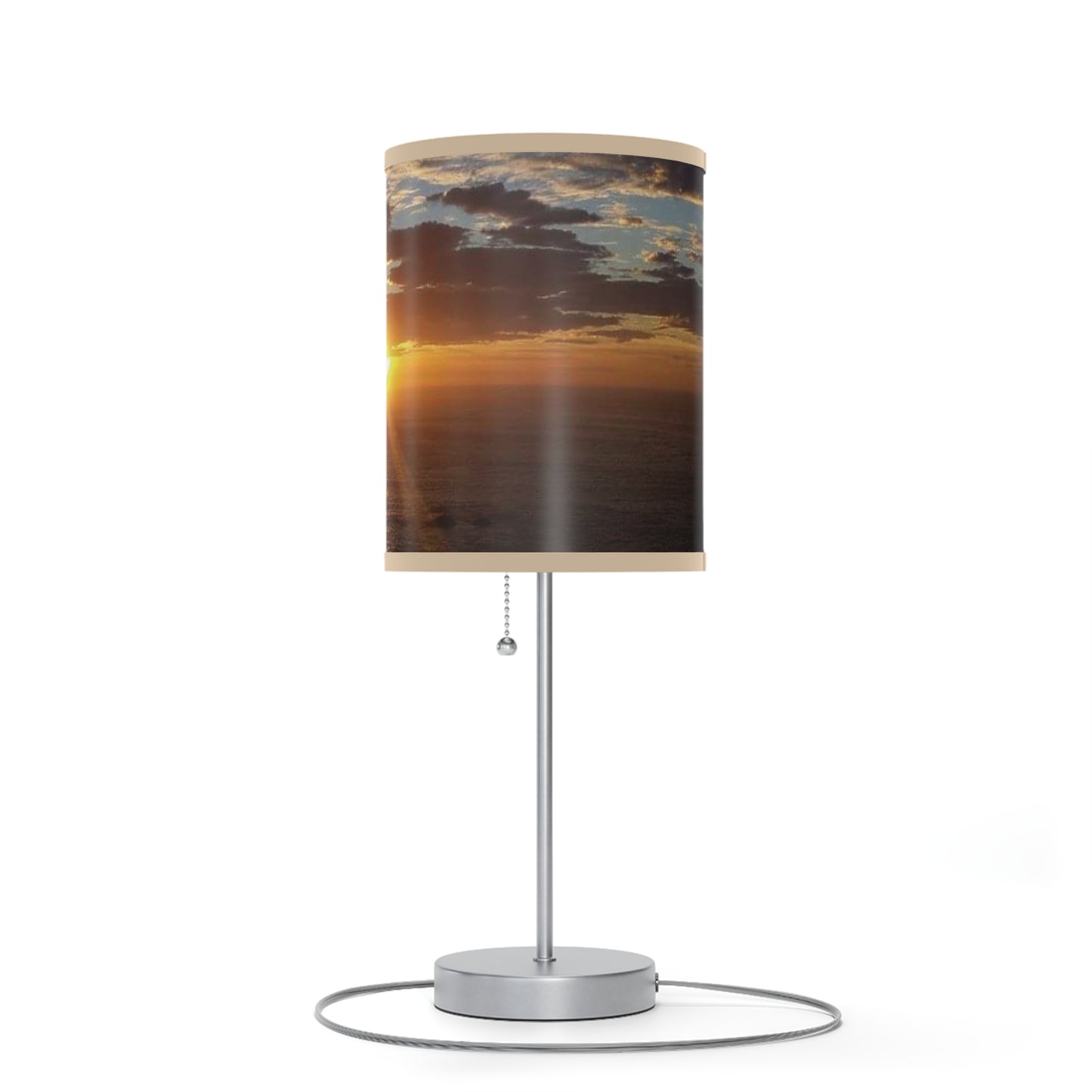 Pacific Ocean Sunset Lamp Light- West Coast California Lamp, Home Decor Livingroom Bedroom Lighting Vacation Home Light- Photo Print Art