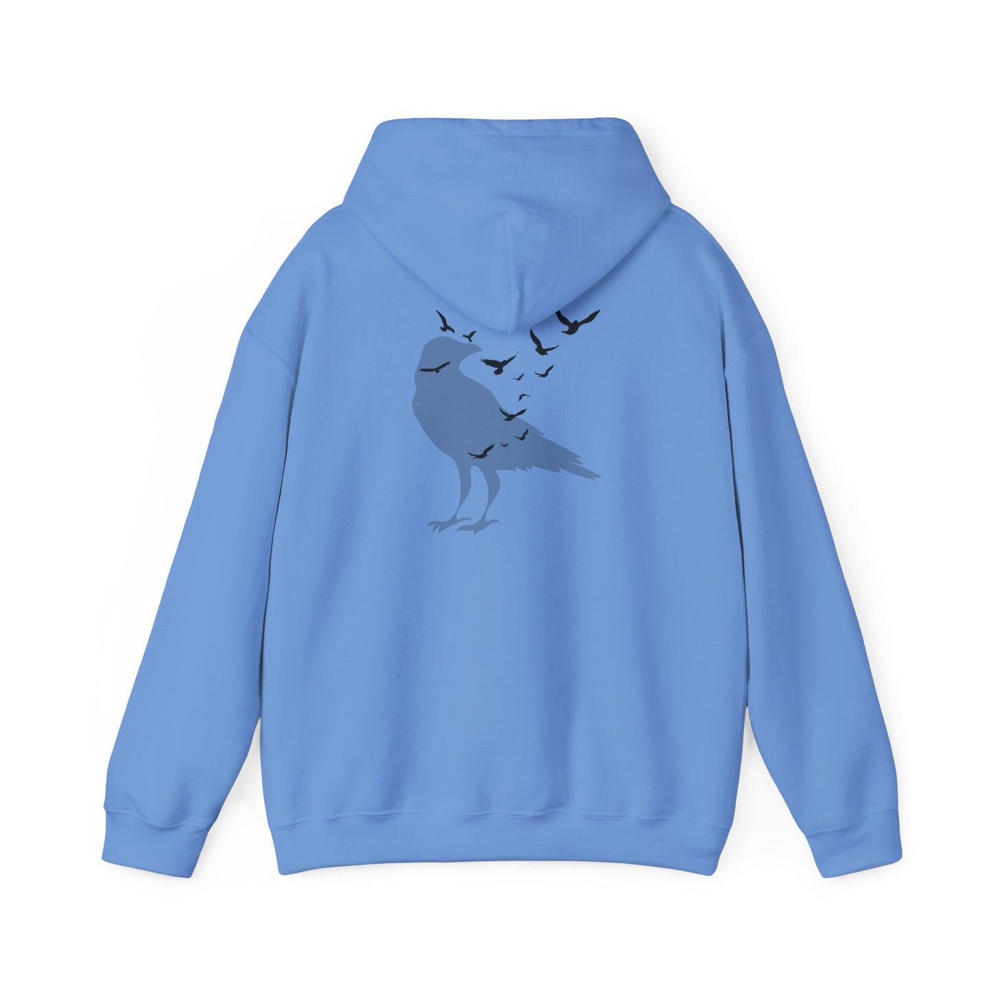 Crow Murder Unisex Hoodie, Crow Lovers Sweatshirt, Fall Season Spirit Top, Gothic Bird Sweatshirt, Halloween Hoodie