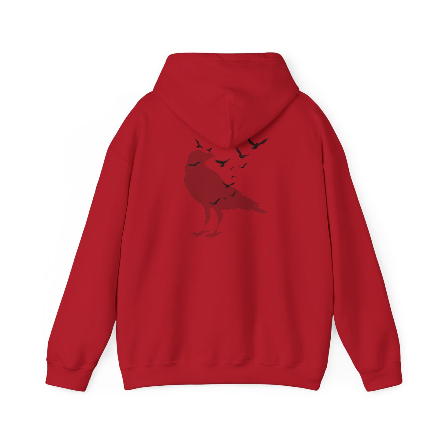 Crow Murder Unisex Hoodie, Crow Lovers Sweatshirt, Fall Season Spirit Top, Gothic Bird Sweatshirt, Halloween Hoodie