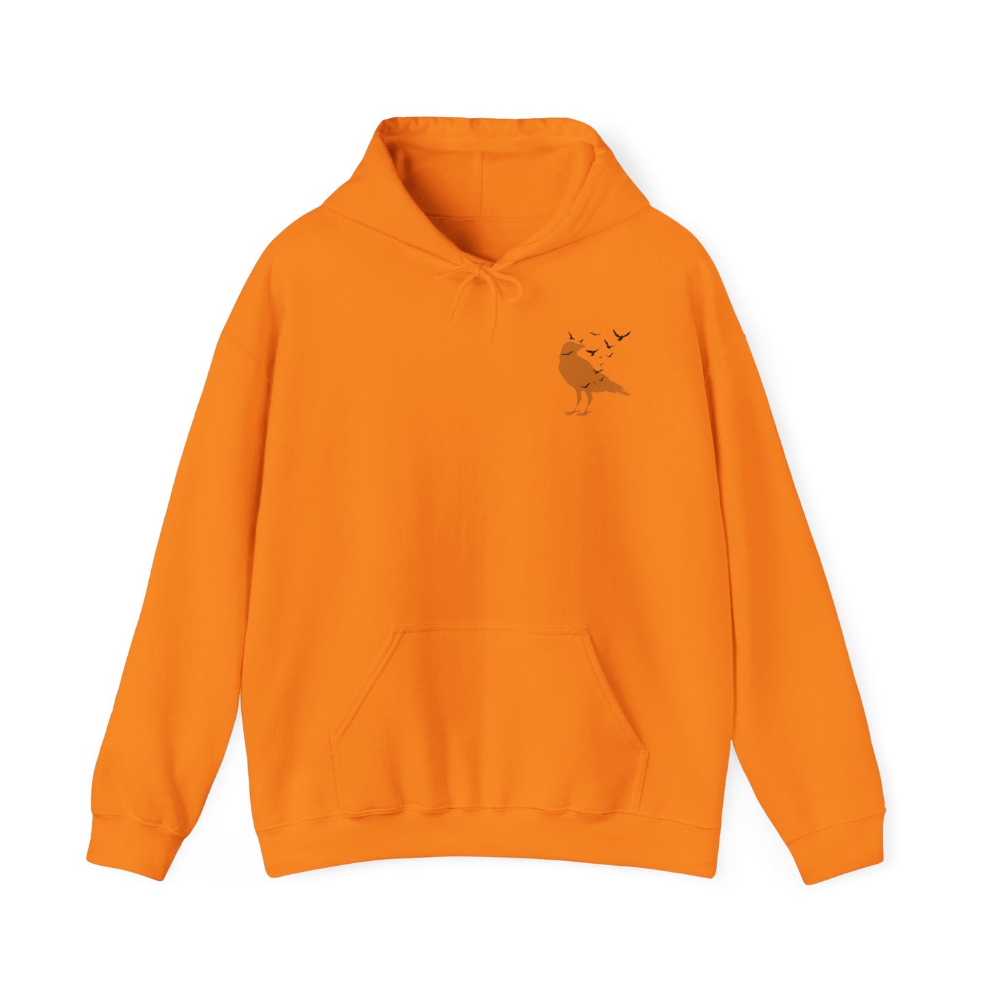 Crow Murder Unisex Hoodie, Crow Lovers Sweatshirt, Fall Season Spirit Top, Gothic Bird Sweatshirt, Halloween Hoodie