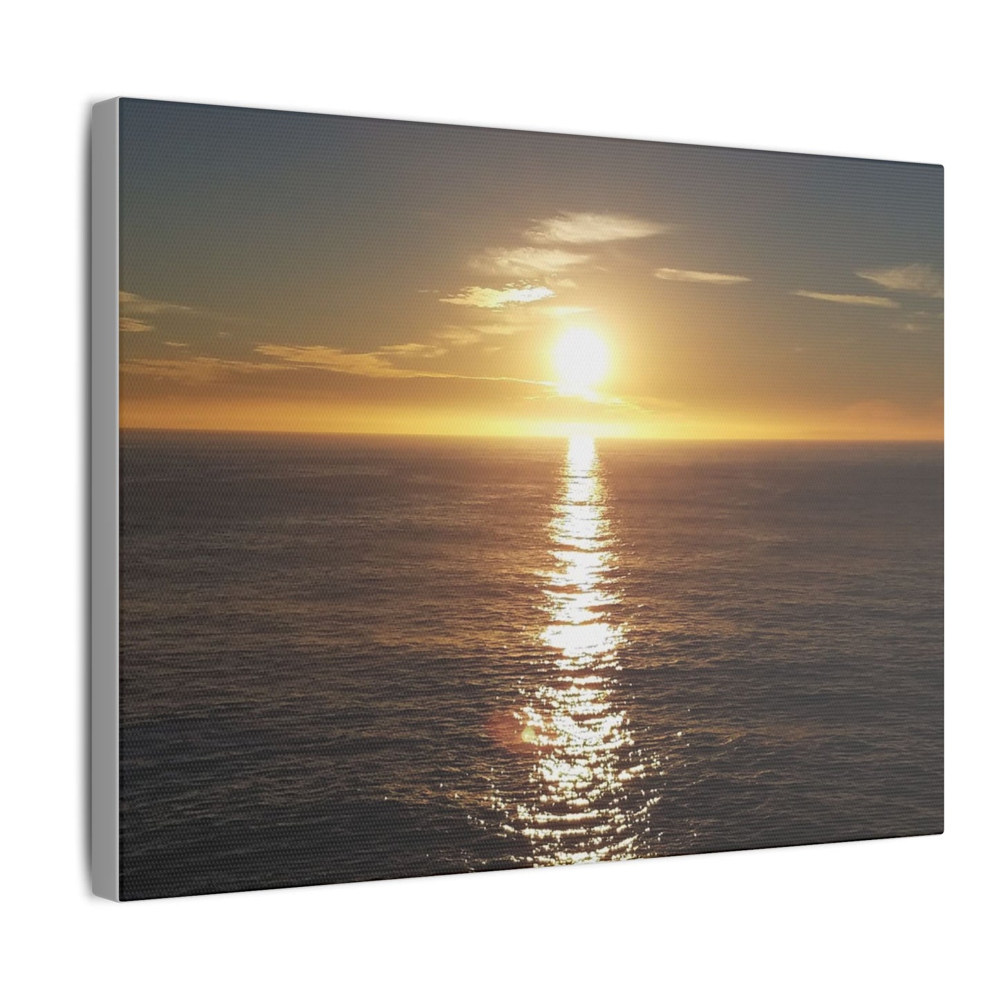 West Coast California Print Art, California Sunset Photo Print, Pacific Ocean Sunset Matte Canvas Print, Home Decor Wall Art, Vacation Decor
