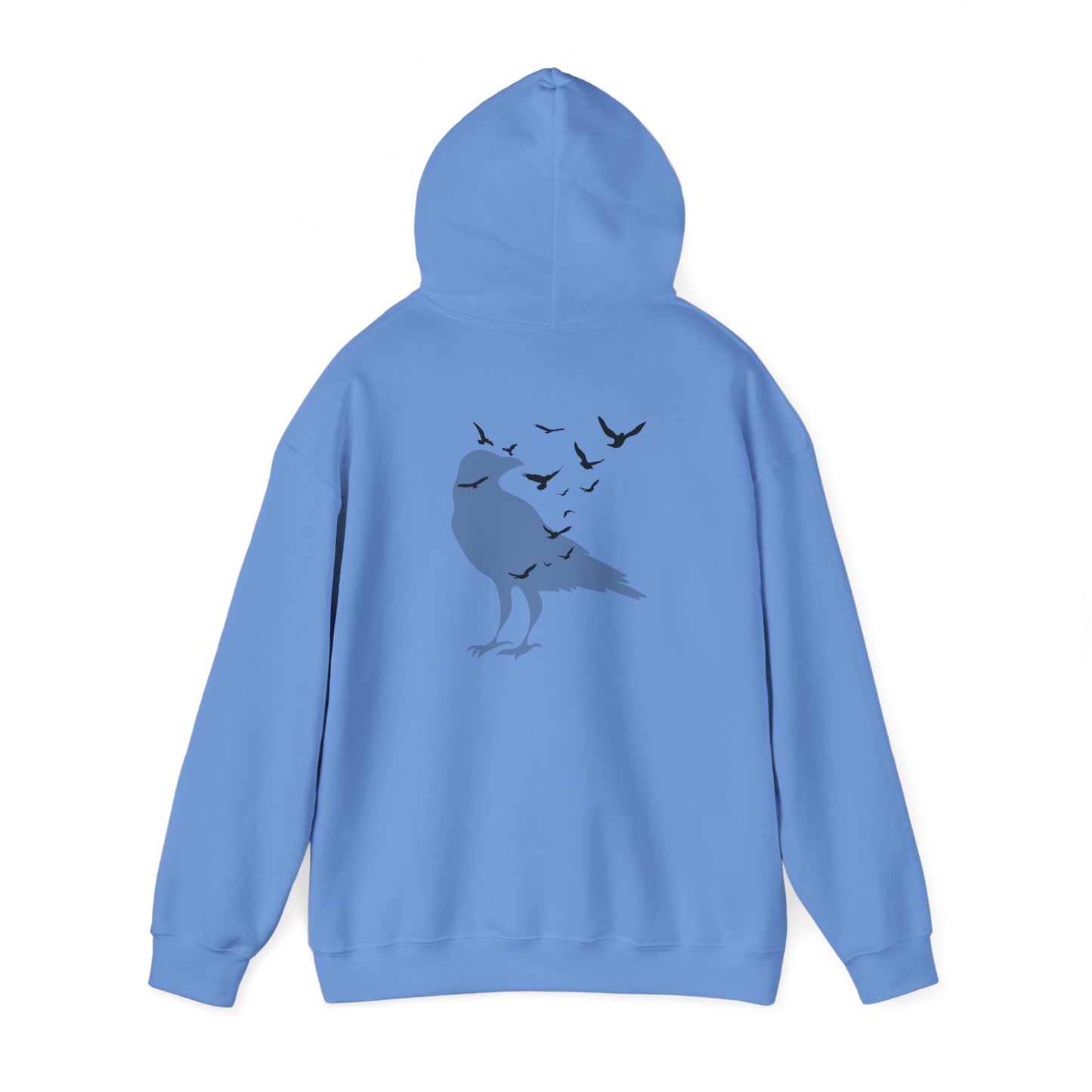 Crow Murder Unisex Hoodie, Crow Lovers Sweatshirt, Fall Season Spirit Top, Gothic Bird Sweatshirt, Halloween Hoodie