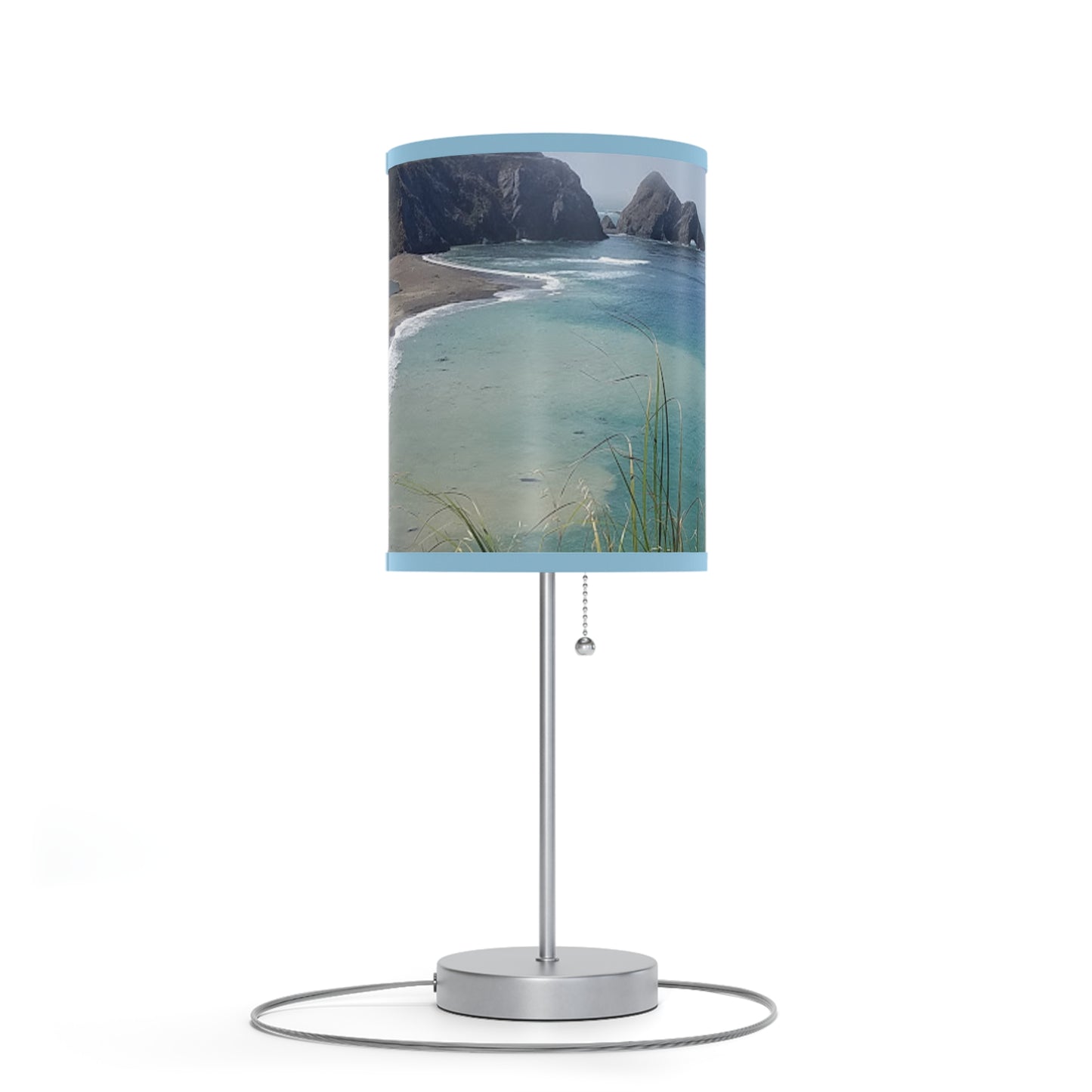 Pacific Ocean California West Coast Lamp on a Stand US|CA plug Digital Print Art Unique Home Decor  Photography  Birthday Christmas Gift
