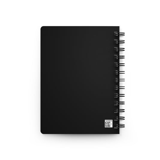 Spiral Bound Journal Nautical Night Stars Notebook, Black and Blue Ocean Ship Journal, Artistic Diary Paper