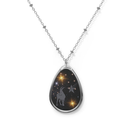 Wear the Cosmos in our Zodiac Necklaces- Celestial Jewelry - Capricorn the Goat - Dec 22- Jan 19 - Birthday Tribute - Star Sign Necklace