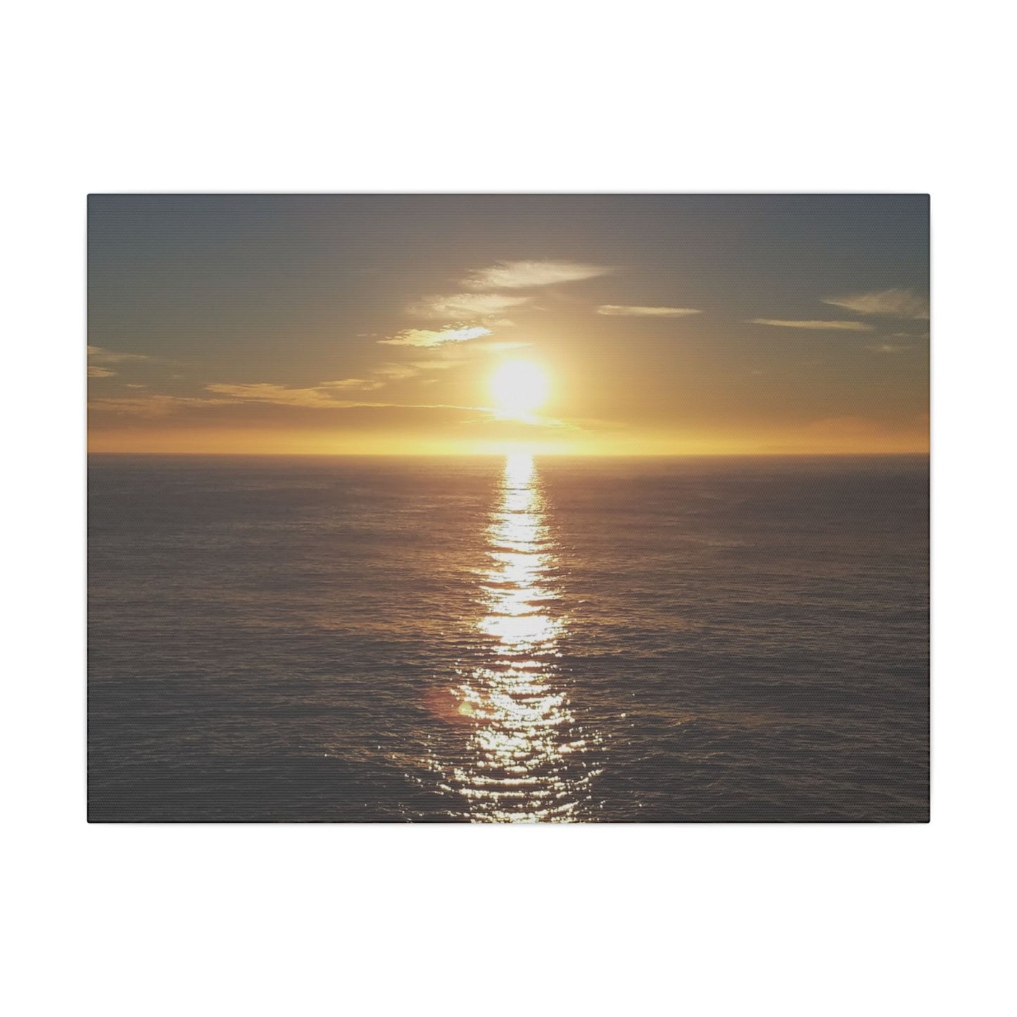 West Coast California Print Art, California Sunset Photo Print, Pacific Ocean Sunset Matte Canvas Print, Home Decor Wall Art, Vacation Decor