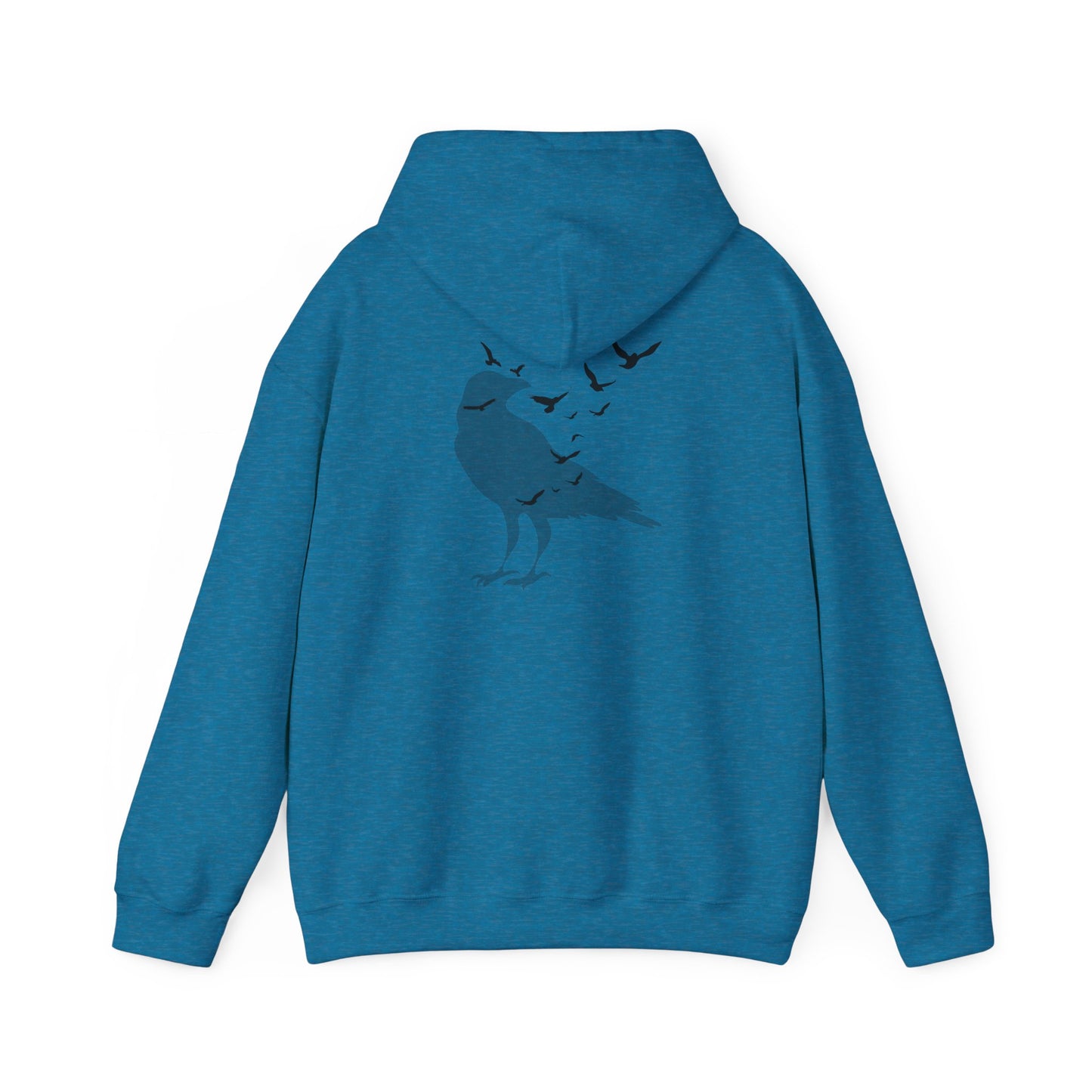 Crow Murder Unisex Hoodie, Crow Lovers Sweatshirt, Fall Season Spirit Top, Gothic Bird Sweatshirt, Halloween Hoodie
