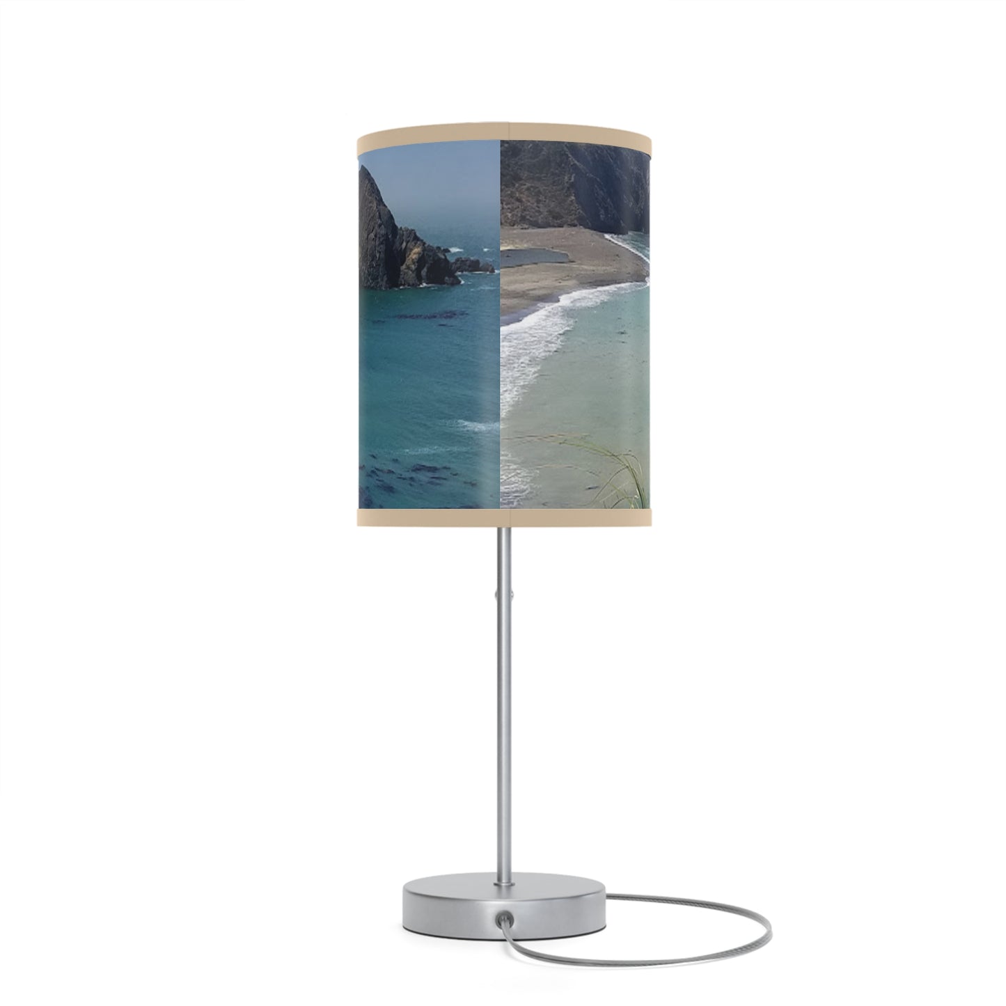 Pacific Ocean California West Coast Lamp on a Stand US|CA plug Digital Print Art Unique Home Decor  Photography  Birthday Christmas Gift