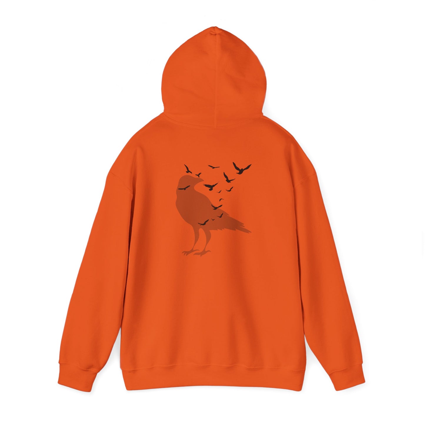Crow Murder Unisex Hoodie, Crow Lovers Sweatshirt, Fall Season Spirit Top, Gothic Bird Sweatshirt, Halloween Hoodie