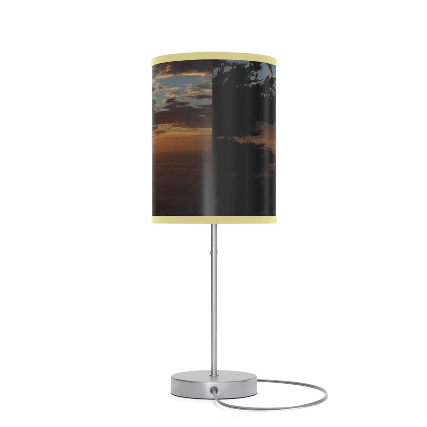 Pacific Ocean Sunset Lamp Light- West Coast California Lamp, Home Decor Livingroom Bedroom Lighting Vacation Home Light- Photo Print Art