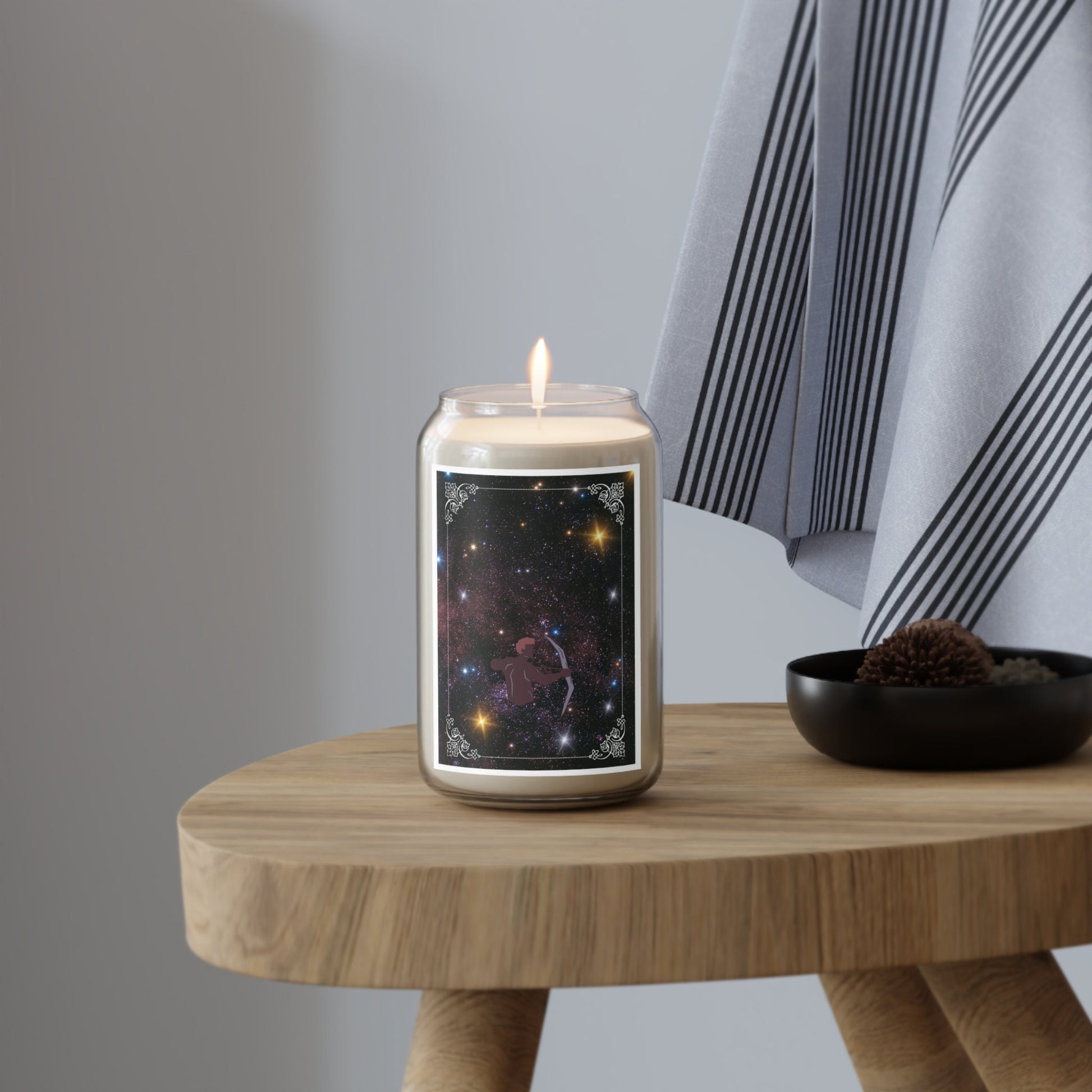 Zodiac Candles - Sagittarius Star Sign - Unique Scents & Designs - Soy Wax - Get in Tune with Your Inner Astrology - Relaxing Aromatherapy
