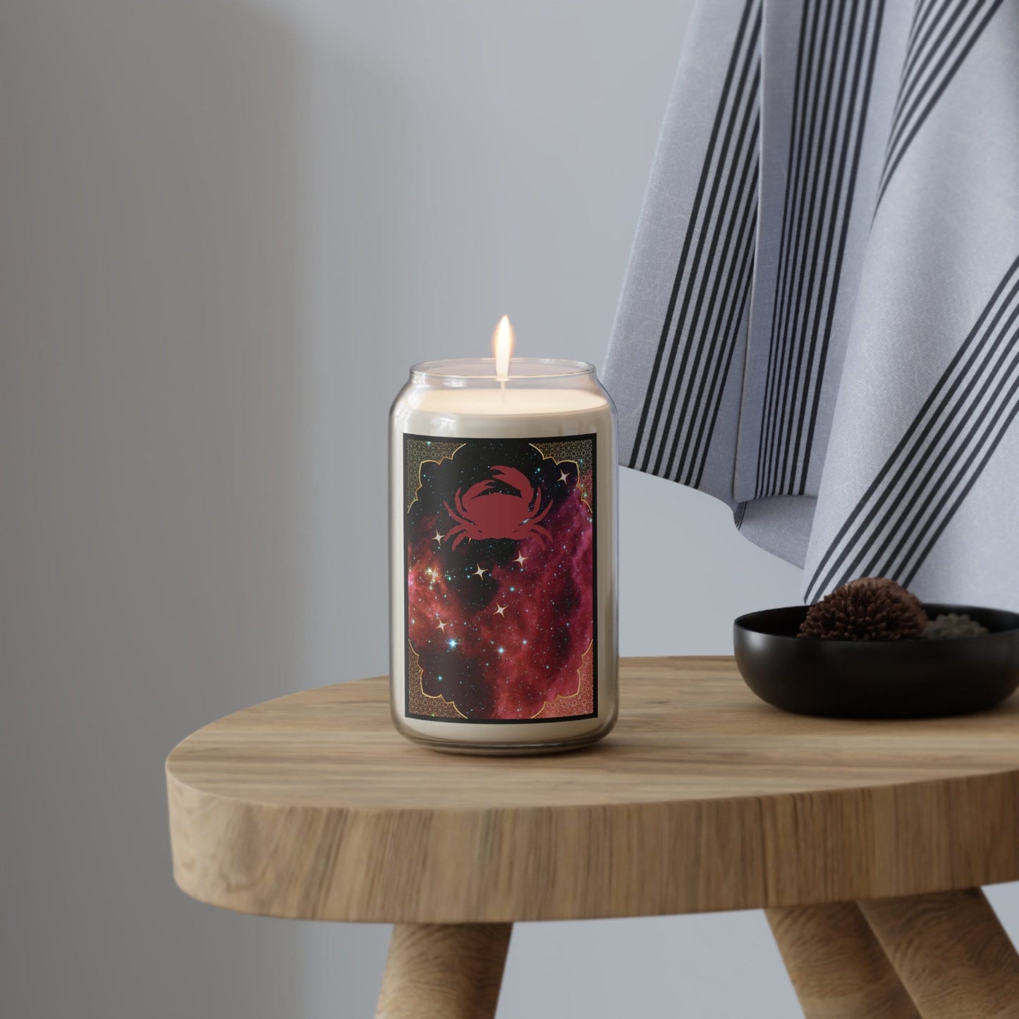 Zodiac Candles - Cancer Star Sign - Unique Scents & Designs - Soy Wax - Get in Tune with Your Inner Astrology - Relaxing Aromatherapy