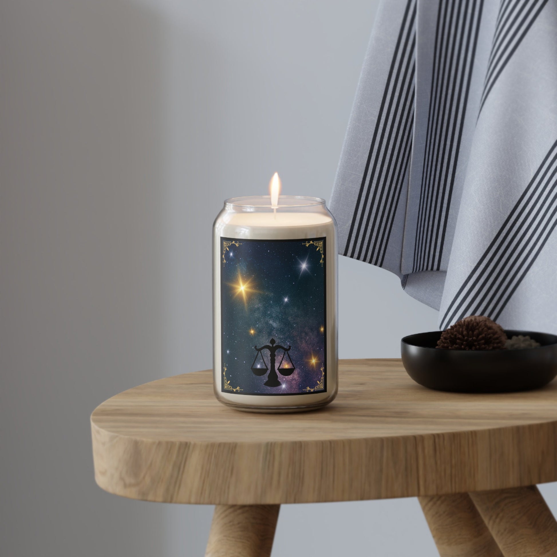 Zodiac Candles - Libra Star Sign - Unique Scents & Designs - Soy Wax - Get in Tune with Your Inner Astrology - Relaxing Aromatherapy