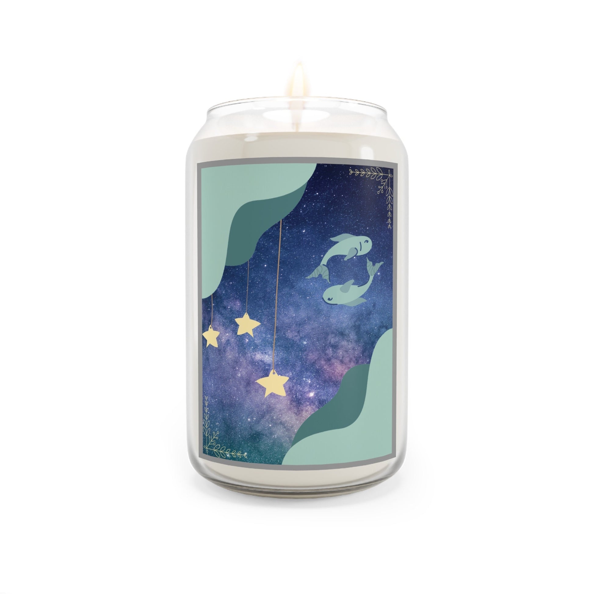 Zodiac Candles - Pisces Star Sign - Unique Scents & Designs - Soy Wax - Get in Tune with Your Inner Astrology - Relaxing Aromatherapy